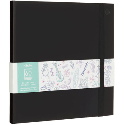 Ohuhu Deals - Bleedproof Double-Sided Marker Pad with PU Cover