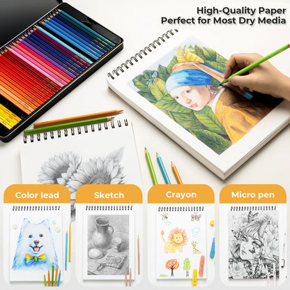 Ohuhu Best Price - Tear Resistant Bamboo Fiber Drawing Sketchbook