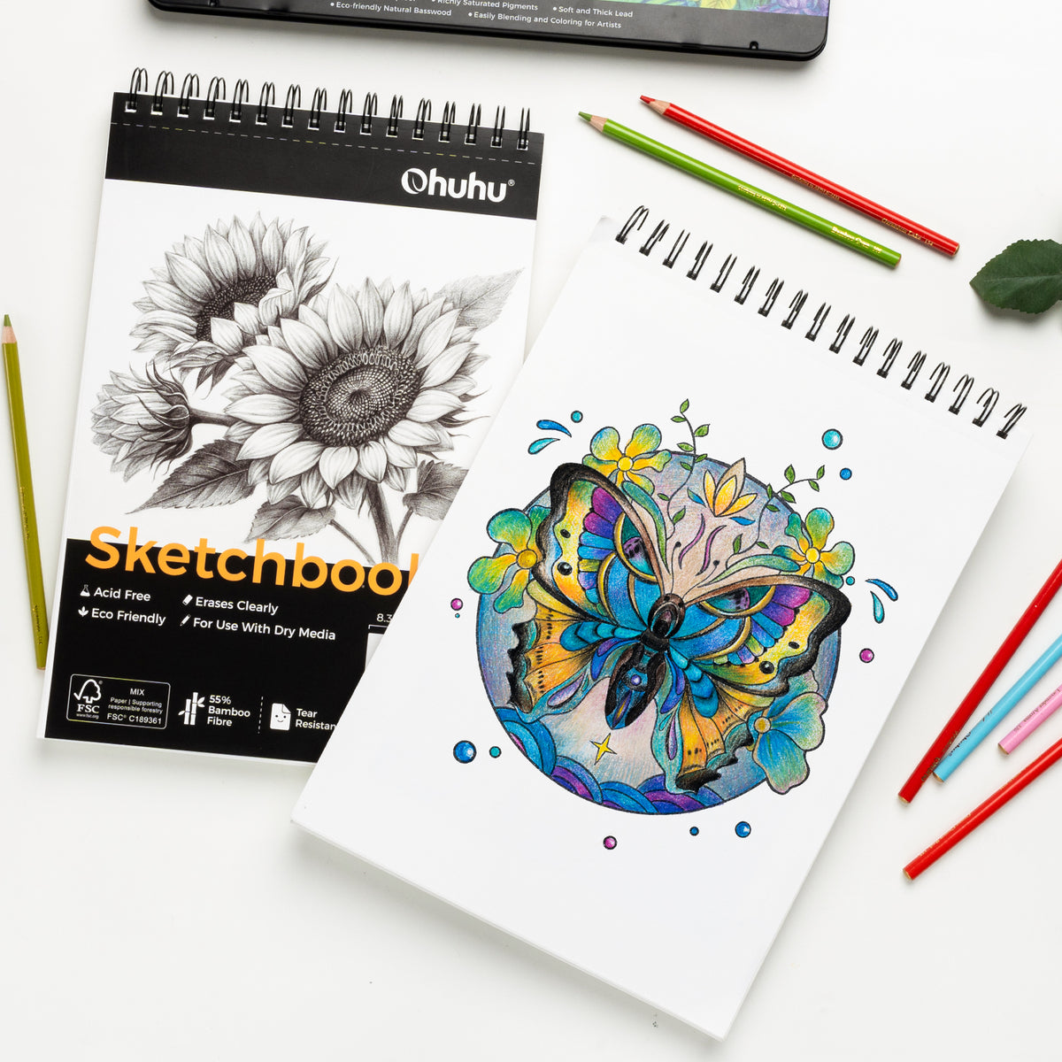 Ohuhu Best Price - Tear Resistant Bamboo Fiber Drawing Sketchbook