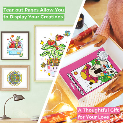 Ohuhu Trending - Double-Sided Bleedproof Coloring Book