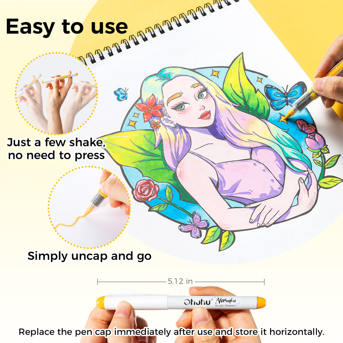 Ohuhu Special Offer - Nahuku Direct-ink Acrylic Markers