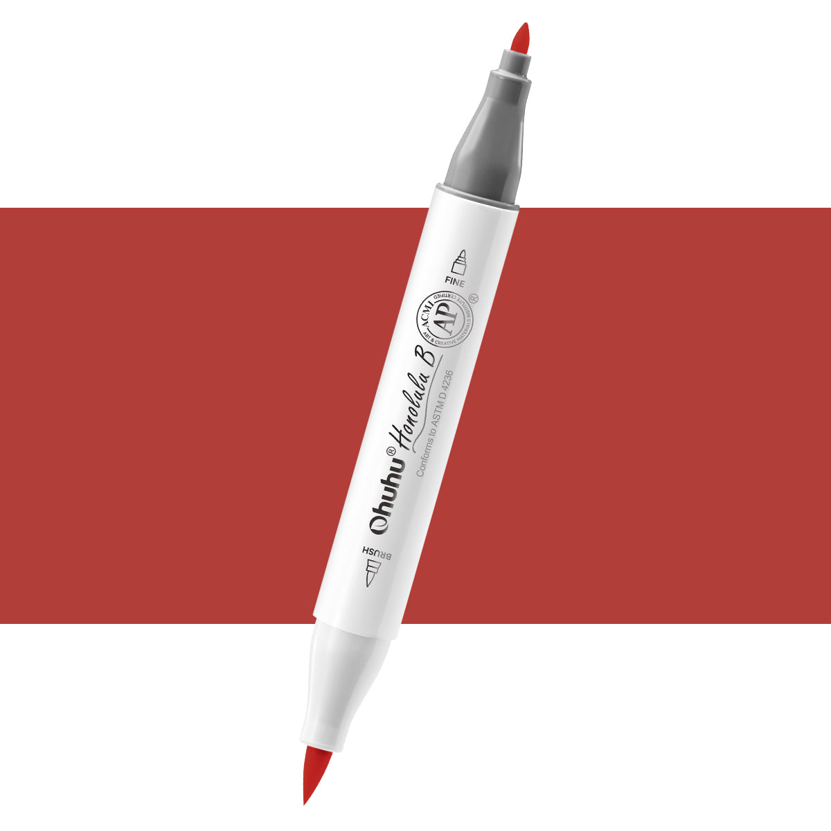 Ohuhu Smart Buy - Honolulu B R016 (Replace R180) Individual Marker, Brush & Fine
