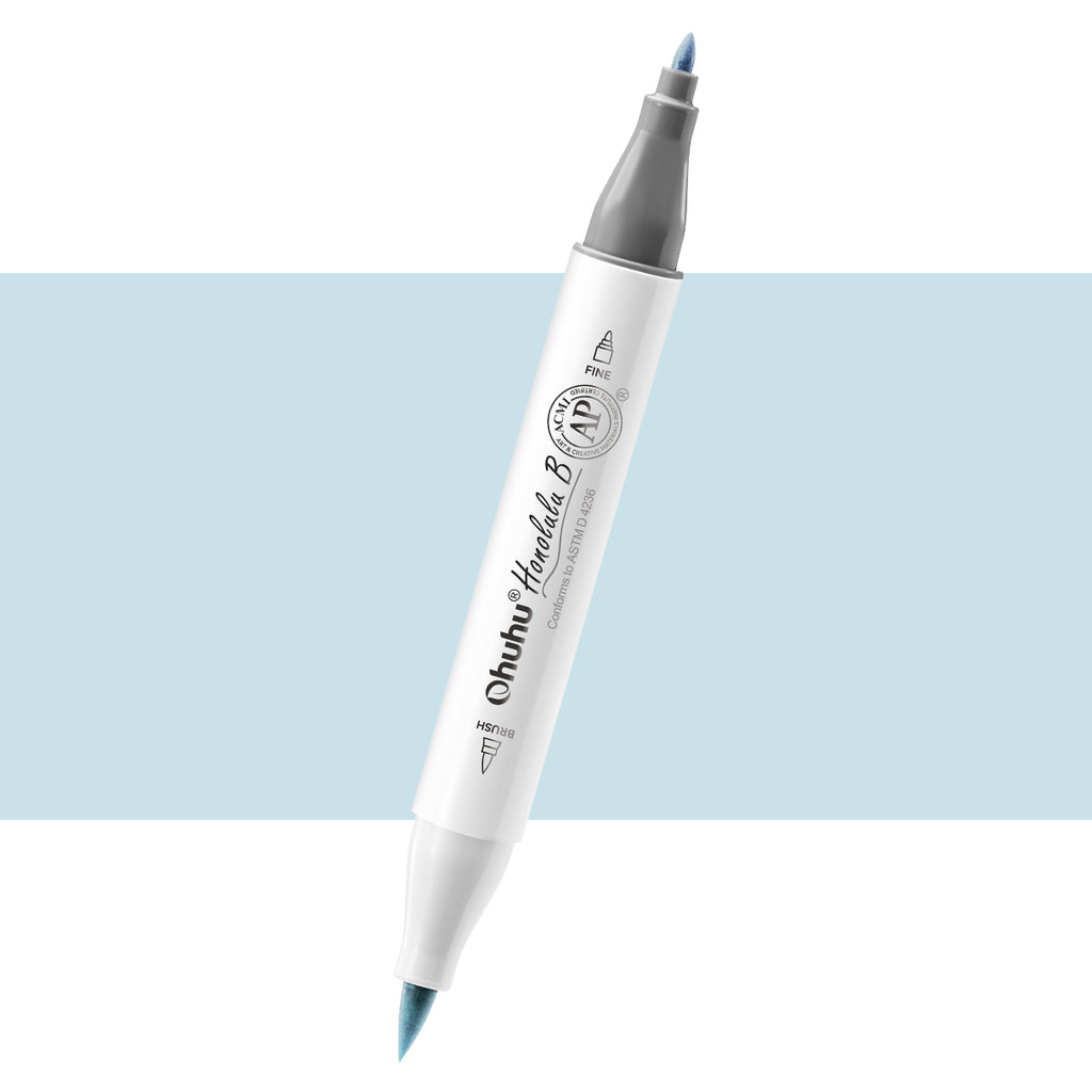 Ohuhu Discount - Honolulu B B03 (Replace B030) Individual Marker, Brush & Fine
