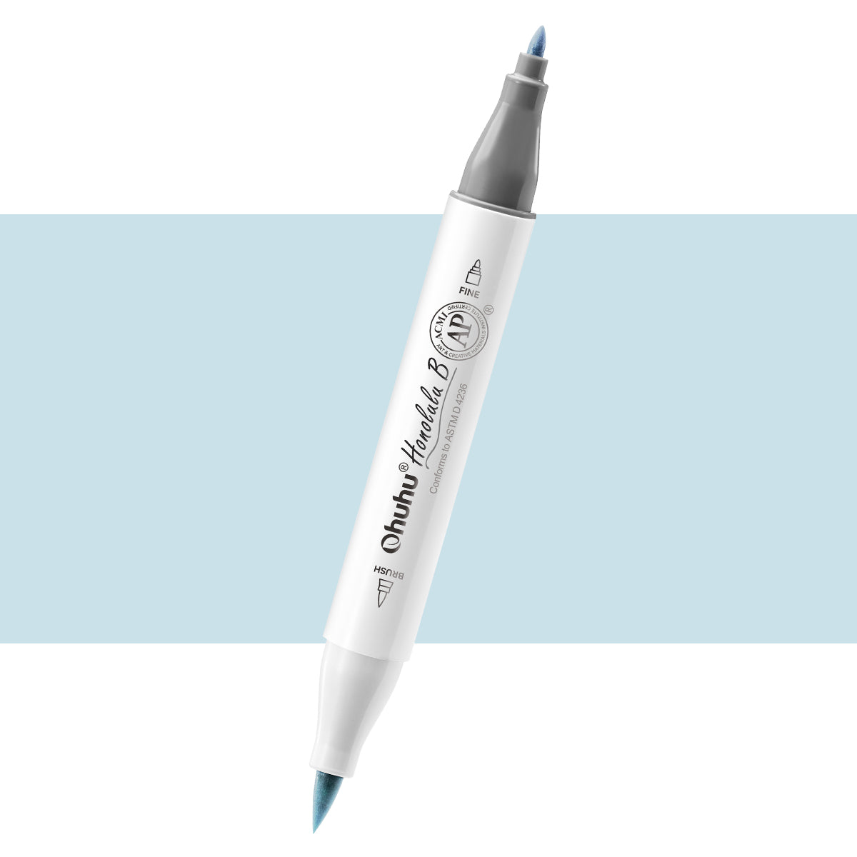Ohuhu Discount - Honolulu B B03 (Replace B030) Individual Marker, Brush & Fine