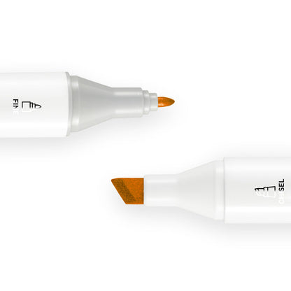 Ohuhu Discount - Honolulu B B03 (Replace B030) Individual Marker, Brush & Fine