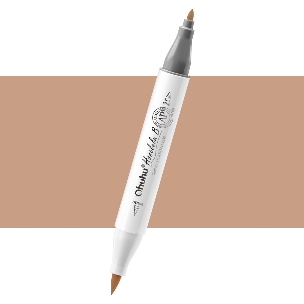 Ohuhu Exclusive - Honolulu B E58 (Replace E170) Individual Marker, Brush & Fine