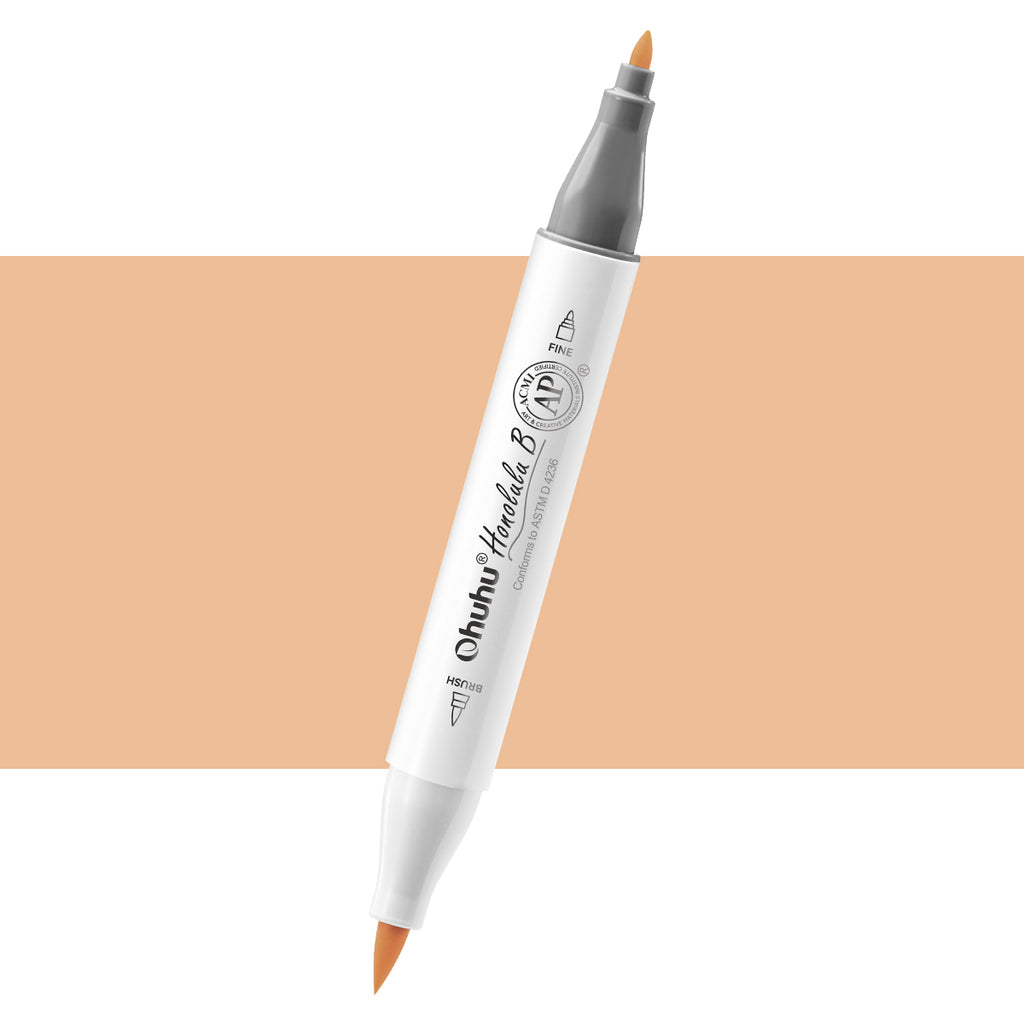 Ohuhu Special Offer - Honolulu B E46 (Replace E220) Individual Marker, Brush & Fine