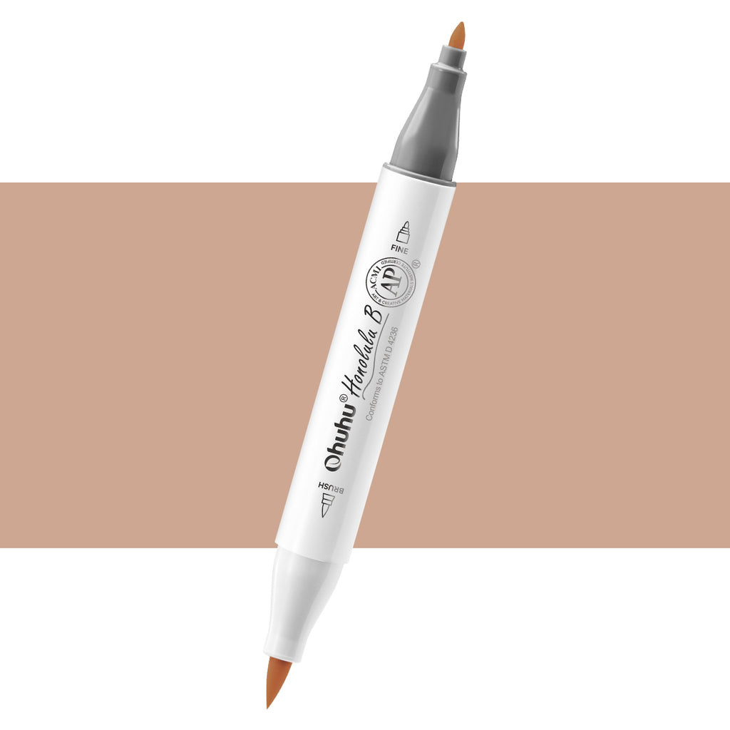 Ohuhu Great Value - Honolulu B E66 (Replace YR148) Individual Marker, Brush & Fine