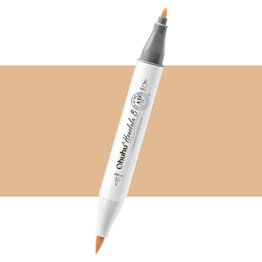 Ohuhu Smart Buy - Honolulu B E47 (Replace YR209) Individual Marker, Brush & Fine