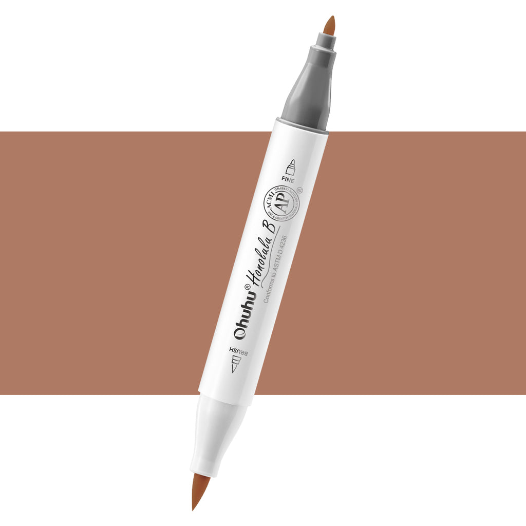 Ohuhu Everyday - Honolulu B E59 (Replace YR9) Individual Marker, Brush & Fine