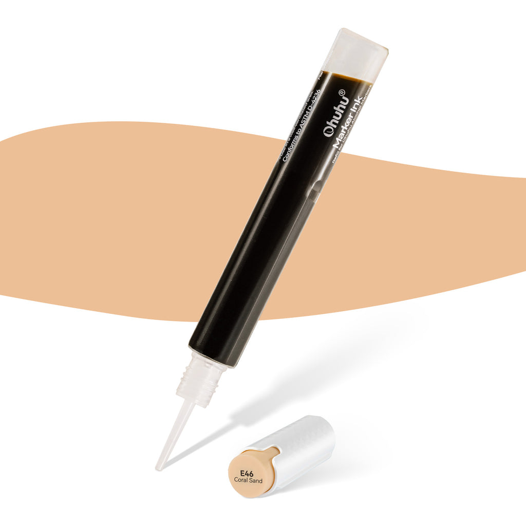 Ohuhu New - Marker Ink E46 / E220 Refill for Alcohol marker