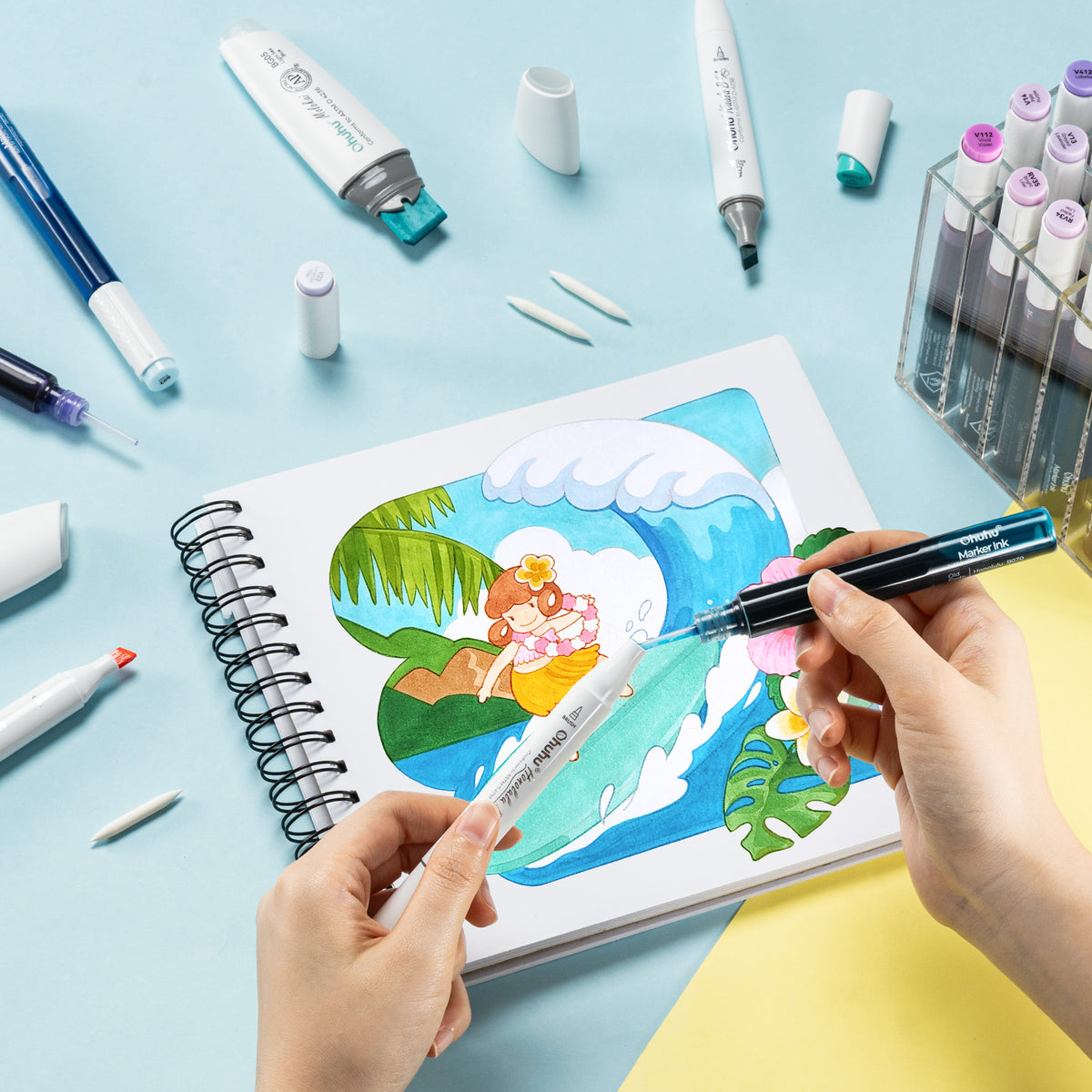 Ohuhu Discount - Marker Ink YR05 / E020 Refill for Alcohol marker