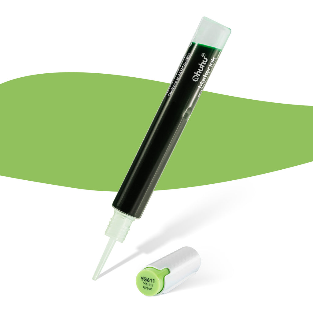 Ohuhu Deals - Marker Ink YG611 / G190 Refill for Alcohol marker