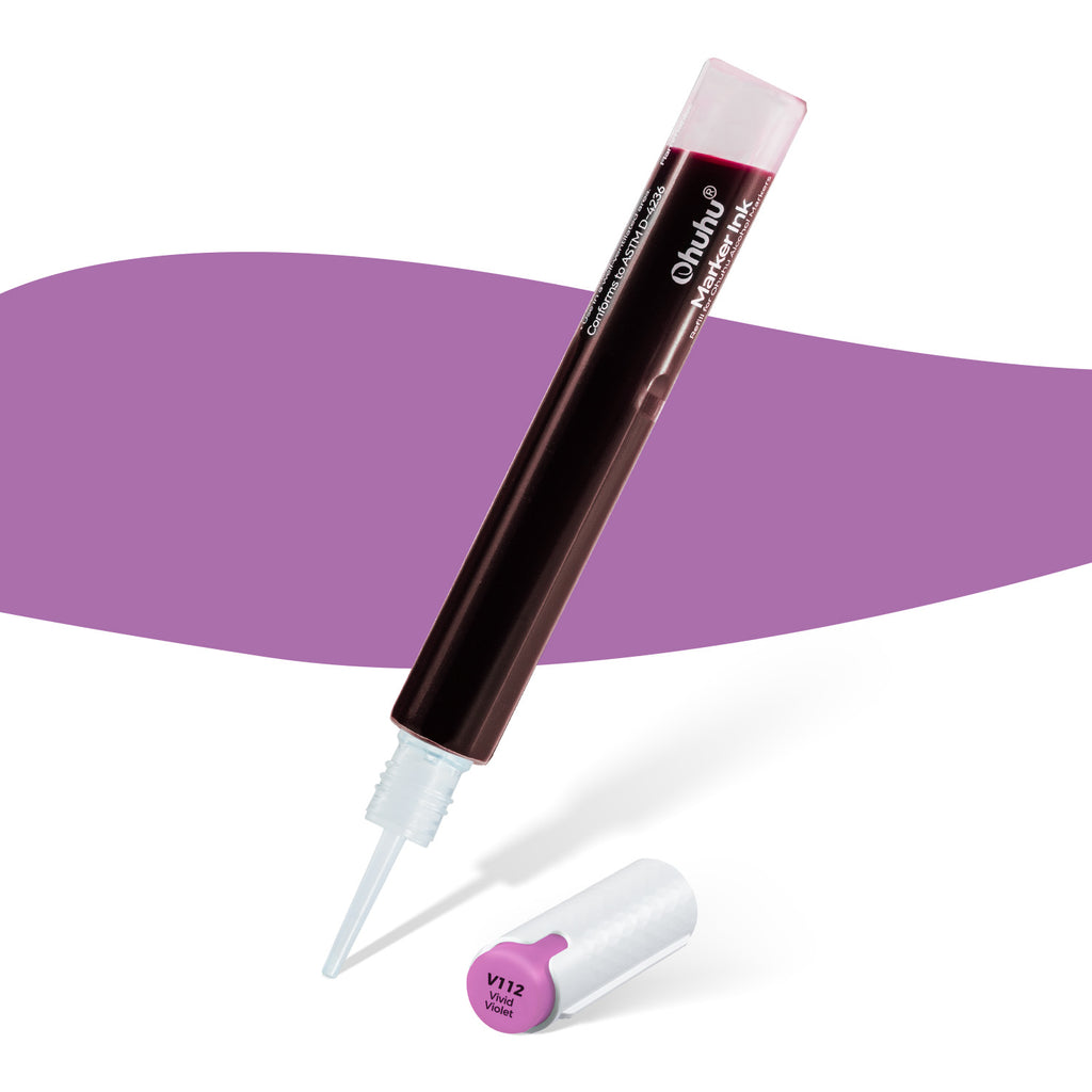 Ohuhu Classic - Marker Ink V112 / V070 Refill for Alcohol marker