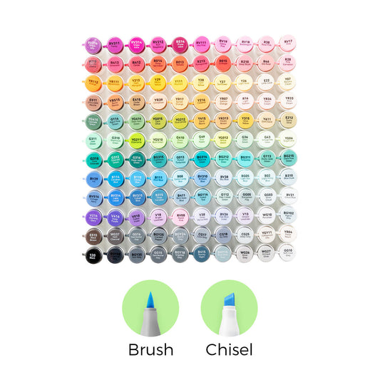 Ohuhu Best Seller - Honolulu² 120 Colors Dual Tips Alcohol Art Markers
