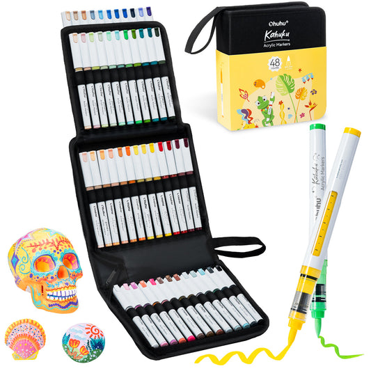 Ohuhu Value - Kahuku Series Direct-ink Acrylic Paint Markers