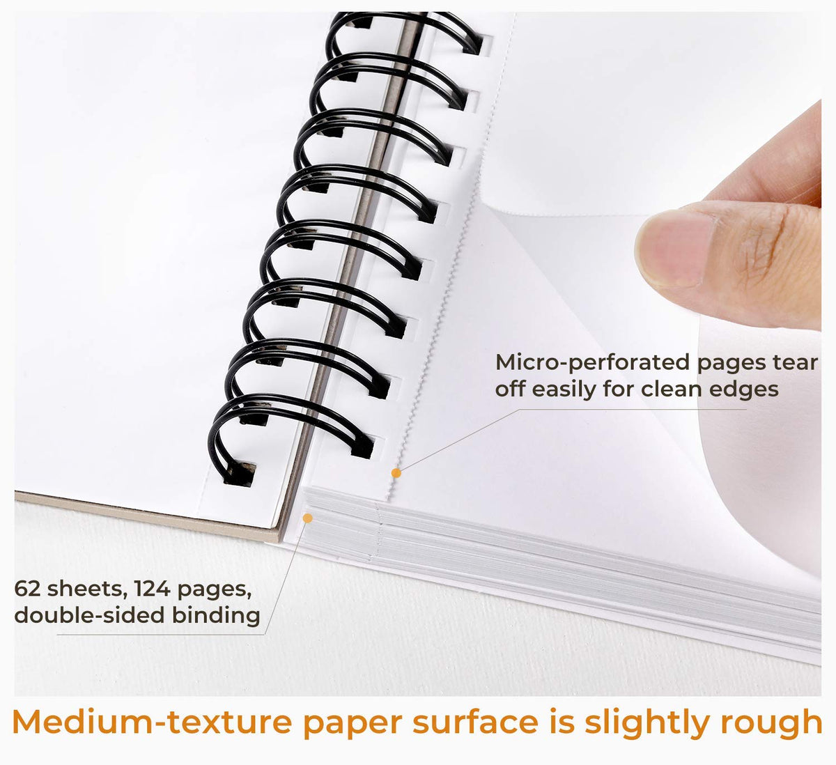 Ohuhu Hot Sale - Spiral-Bound Mix Media Pad for Multiple Techniques
