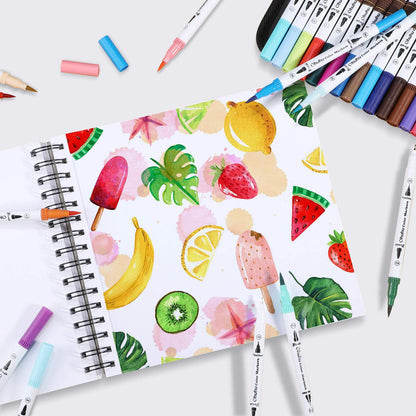 Ohuhu Recommended - Spiral-Bound Marker Pad for Alcohol Markers