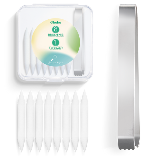 Ohuhu New - Replacement Brush Nibs Of Honolulu & Honolulu B Series