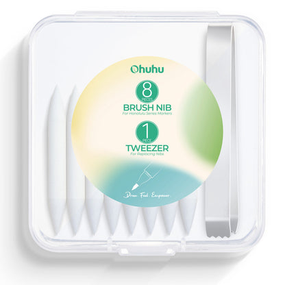 Ohuhu New - Replacement Brush Nibs Of Honolulu & Honolulu B Series