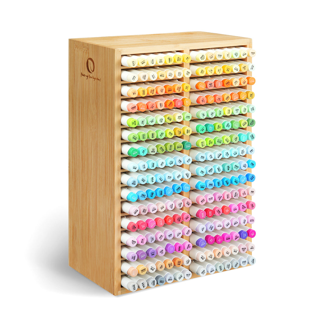 Ohuhu Premium - Bamboo Marker Organizer