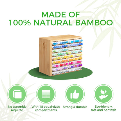 Ohuhu Premium - Bamboo Marker Organizer