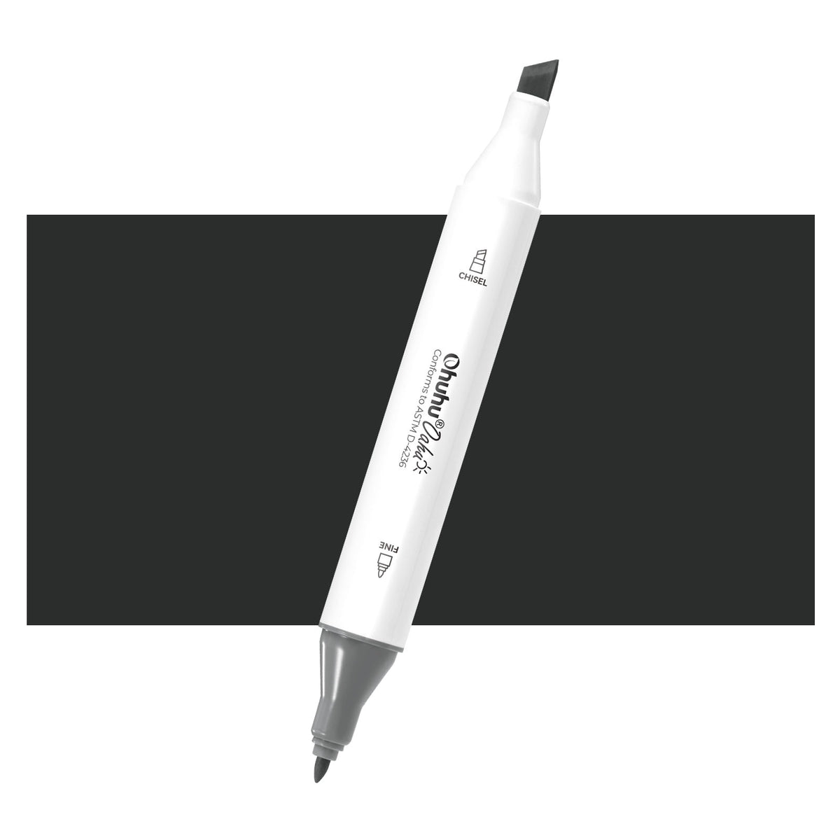 Ohuhu Popular - Oahu 120 Individual Marker, Fine & Chisel