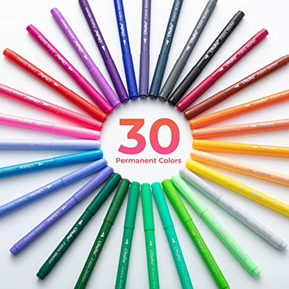 Ohuhu Signature - Fabric 30 Color Markers Permanent for Clothes