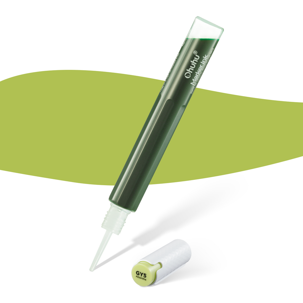 Ohuhu Special Offer - Marker Ink YG211 / GY5 Refill for Alcohol marker