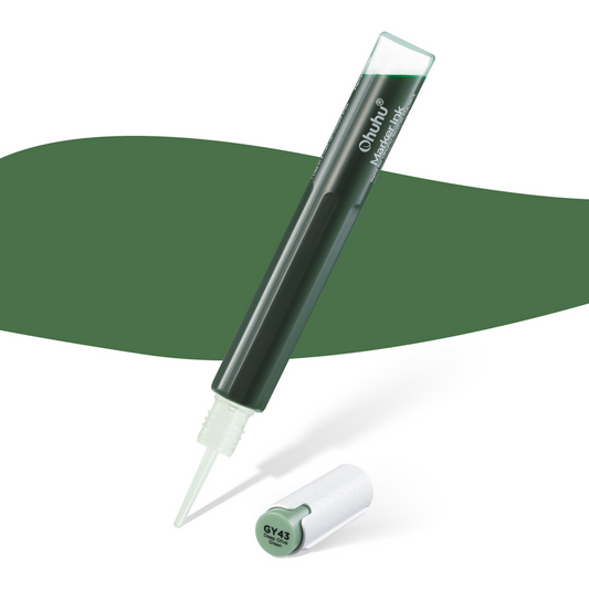 Ohuhu Exclusive - Marker Ink YG414 / G345 / GY43 Refill for Alcohol marker