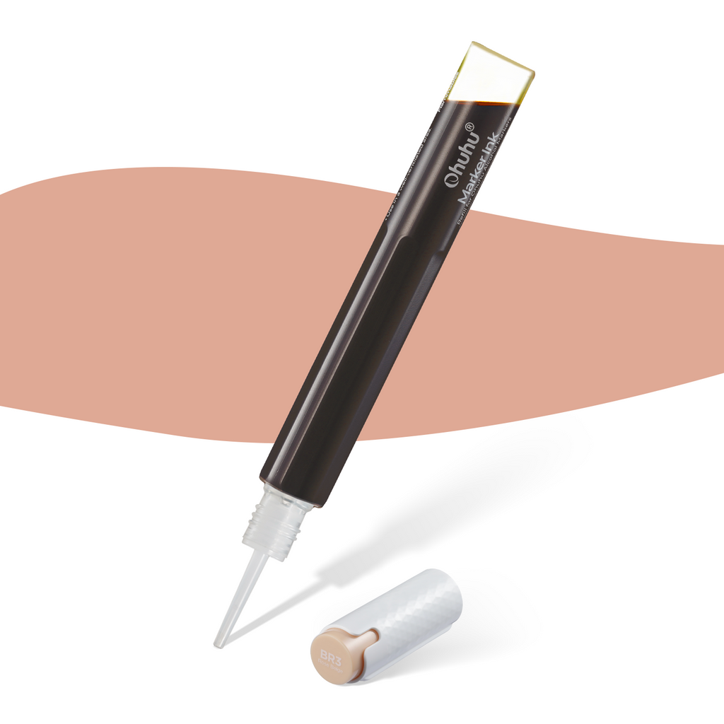 Ohuhu Exclusive - Marker Ink YR39 / E287 / BR3 Refill for Alcohol marker