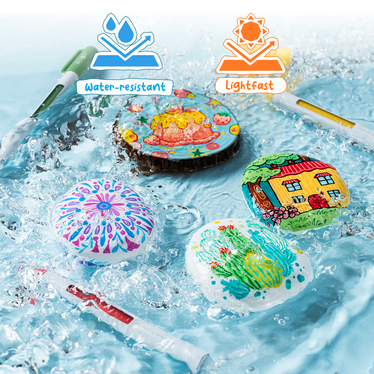 Ohuhu Great Value - Wai Momi Acrylic Gel Pens