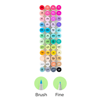 Ohuhu Smart Buy - Honolulu Brush Markers - Small Set