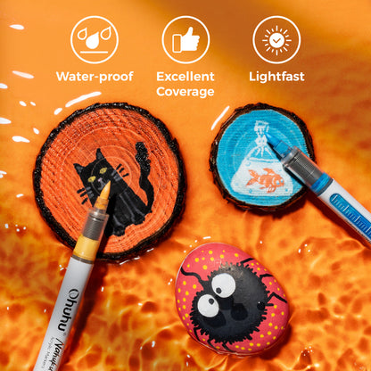 Ohuhu Best Price - Direct-ink Acrylic Markers 24 Colors - Nahuku